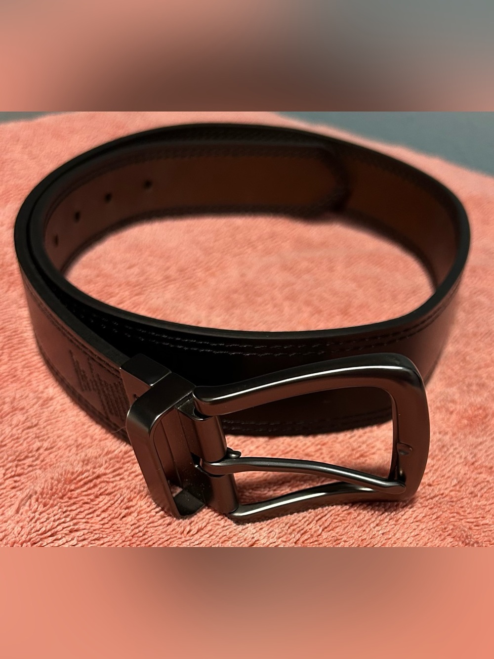 Men’s Genuine leather belt on man made materials Size 32